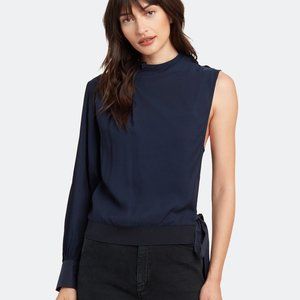 Saimi Jeon M Half Mock Neck Top